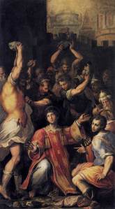 "The Martyrdom of St. Stephen" by Giorgio Vasari